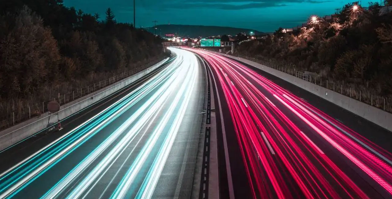 Carretera de noche